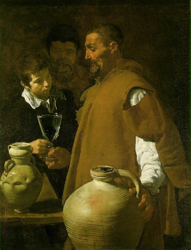 VELAZQUEZ, Diego Rodriguez de Silva y The Waterseller of Seville oil painting picture